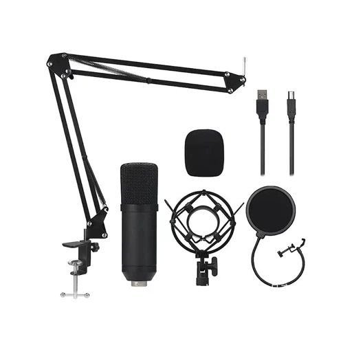 Регулируемый микрофон  для компьютера, подкаста, прямой трансляции, записи YouTube.